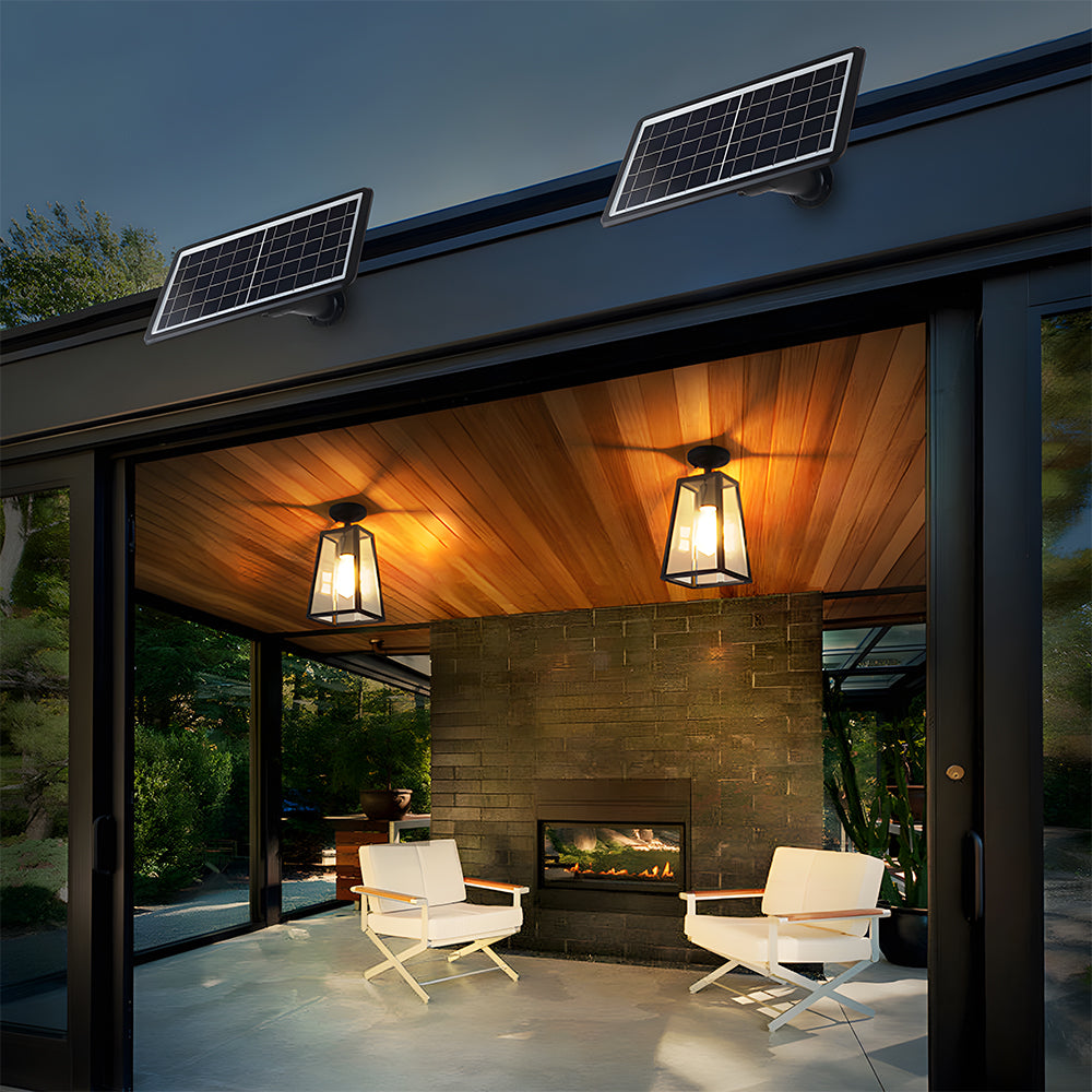 Lámparas Exteriores Vintage Negra IP65