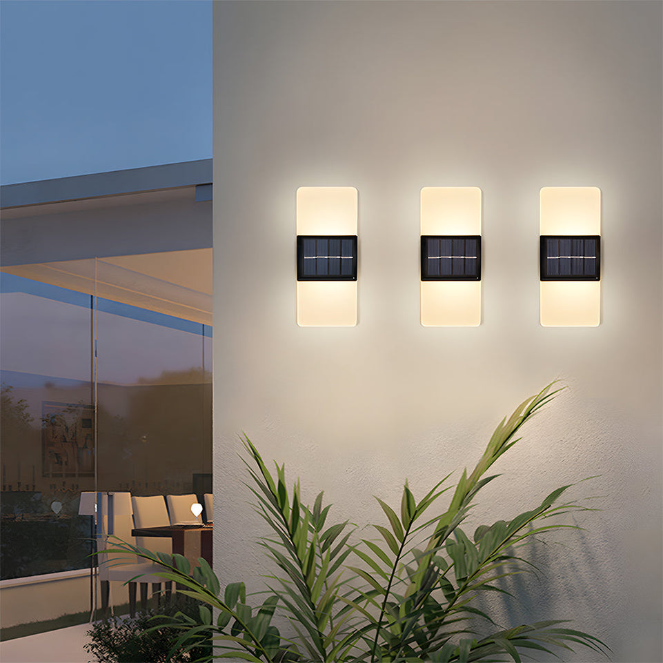 Luminaria Solar LED Exterior Impermeable