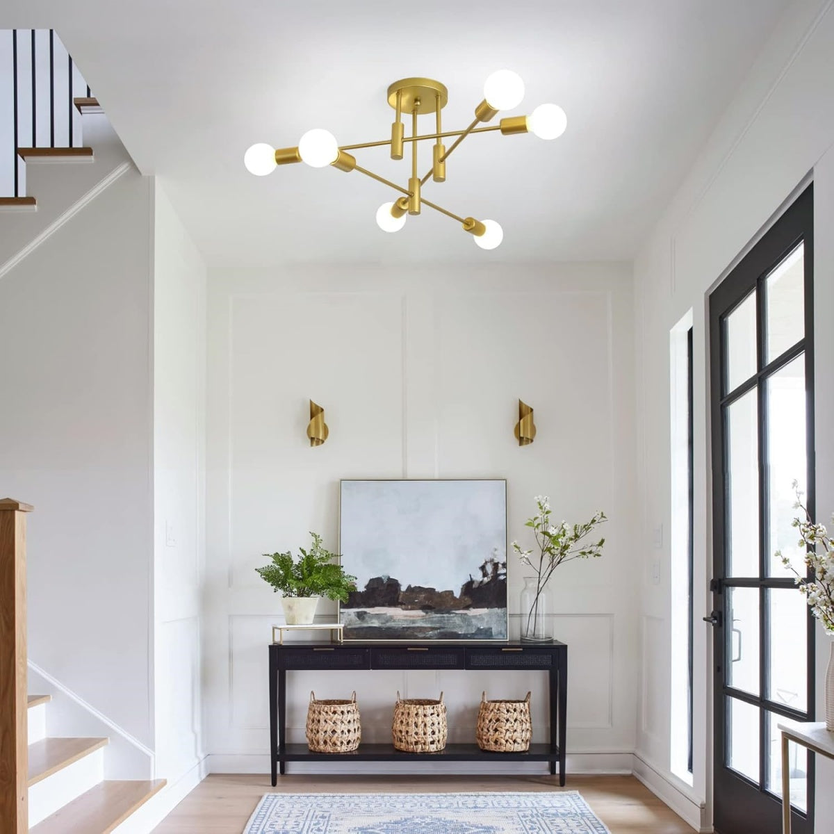 Lámparas de Techo Negras Nórdicas