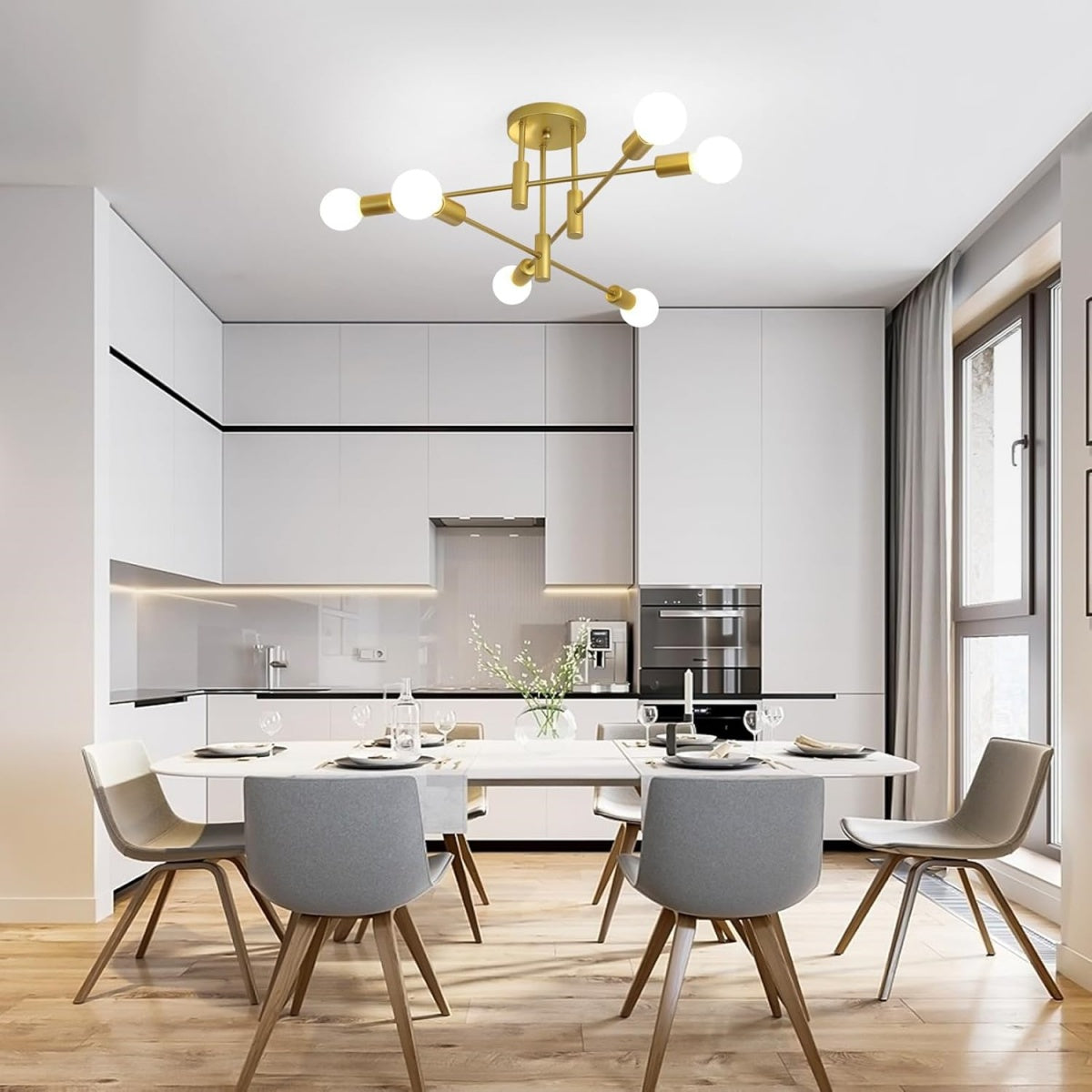 Lámparas de Techo Negras Nórdicas