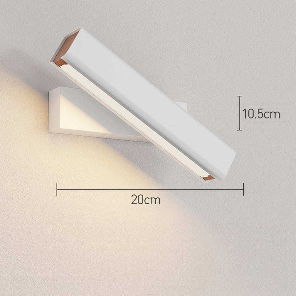 Luminaria de pared LED en acrílico