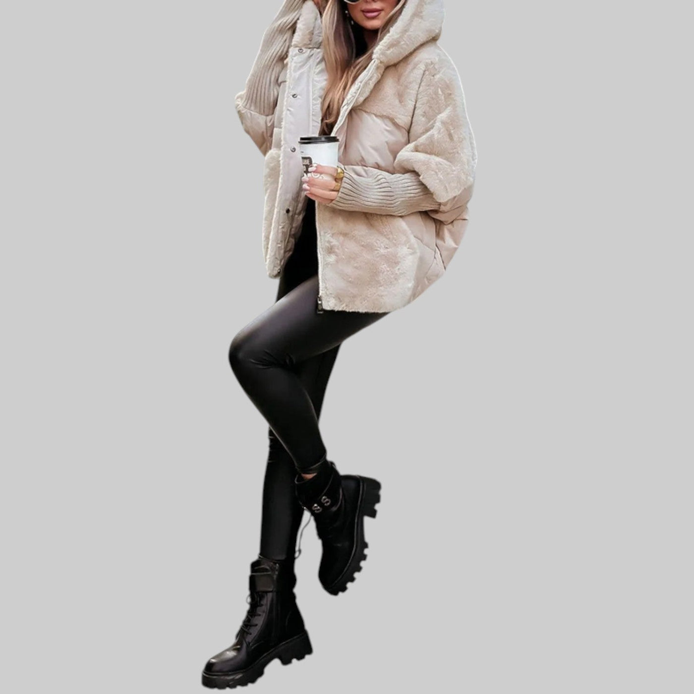 Chaqueta Bomber Riley para Invierno: Cálida, Moderna, con Capucha y Diseño Multicolor