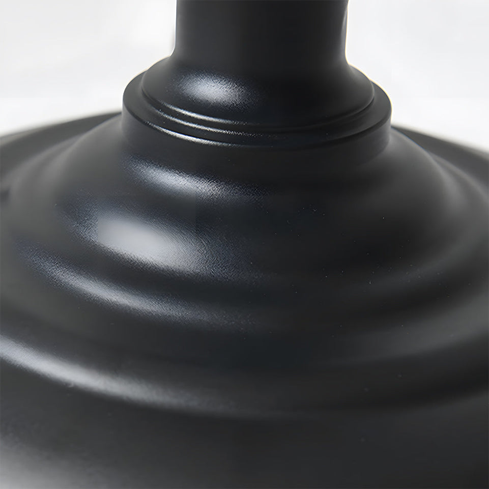 Luz Industrial Empotrada Acero Negro