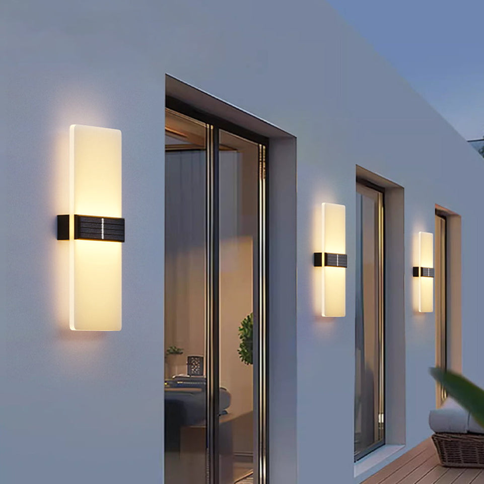 Luminaria Solar LED Exterior Impermeable