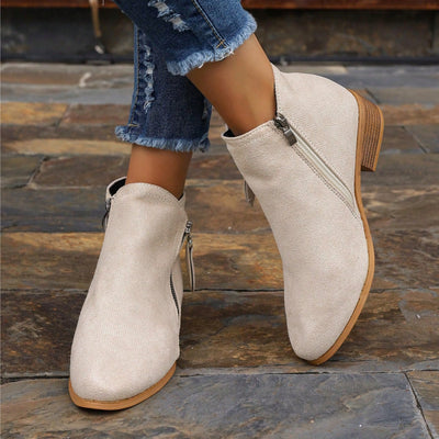 Fiora - Botas vintage de estilo clásico
