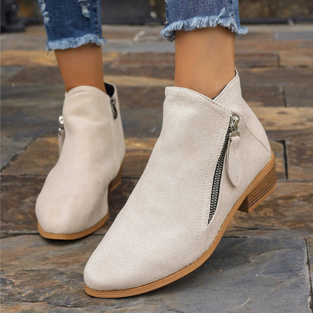 Fiora - Botas vintage de estilo clásico