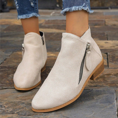 Fiora - Botas vintage de estilo clásico