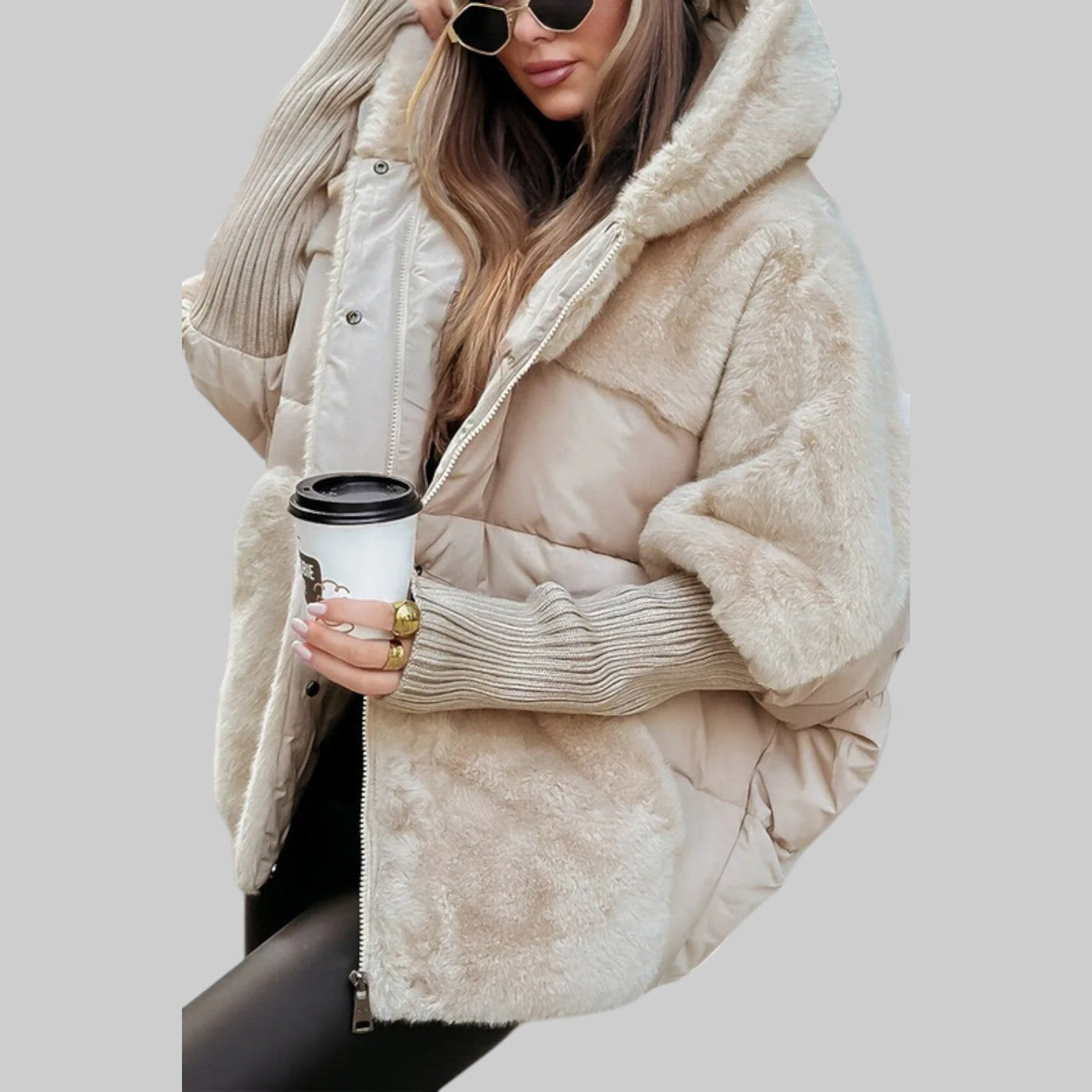 Chaqueta Bomber Riley para Invierno: Cálida, Moderna, con Capucha y Diseño Multicolor