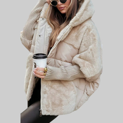 Chaqueta Bomber Riley para Invierno: Cálida, Moderna, con Capucha y Diseño Multicolor