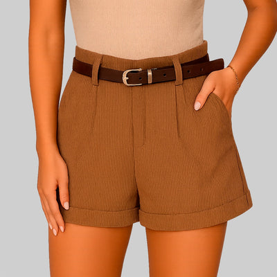 Renata – Shorts de Punto con Cinturón