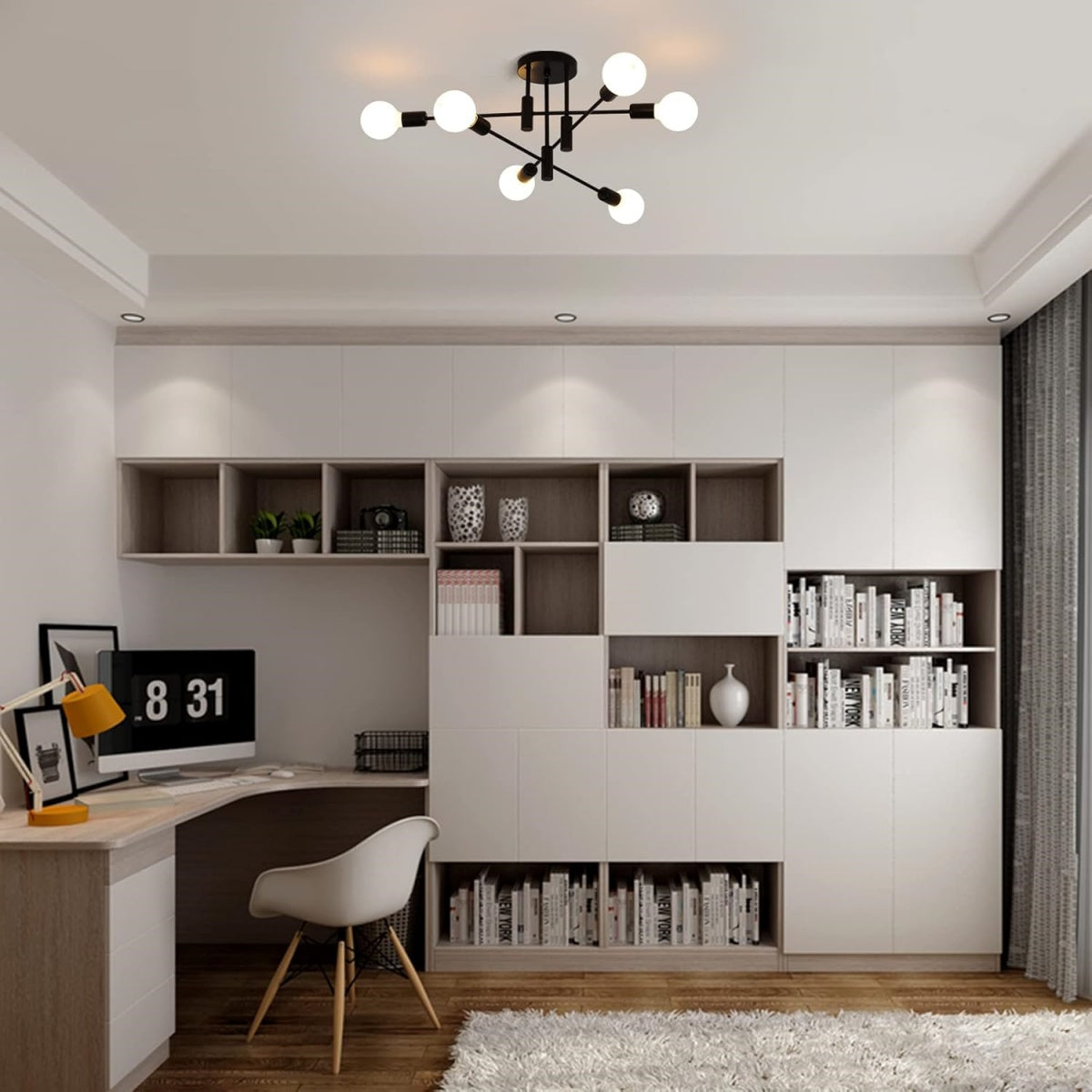 Lámparas de Techo Negras Nórdicas