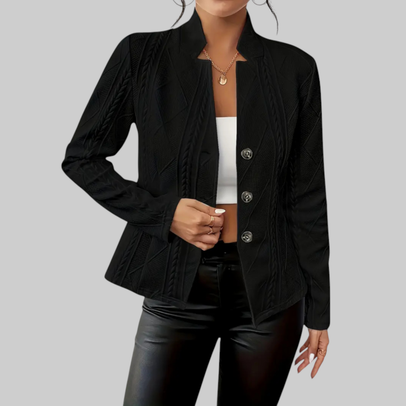 Blazer Selin Elegante y Versátil para Mujer: Oficina, Casual y Más