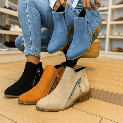 Fiora - Botas vintage de estilo clásico