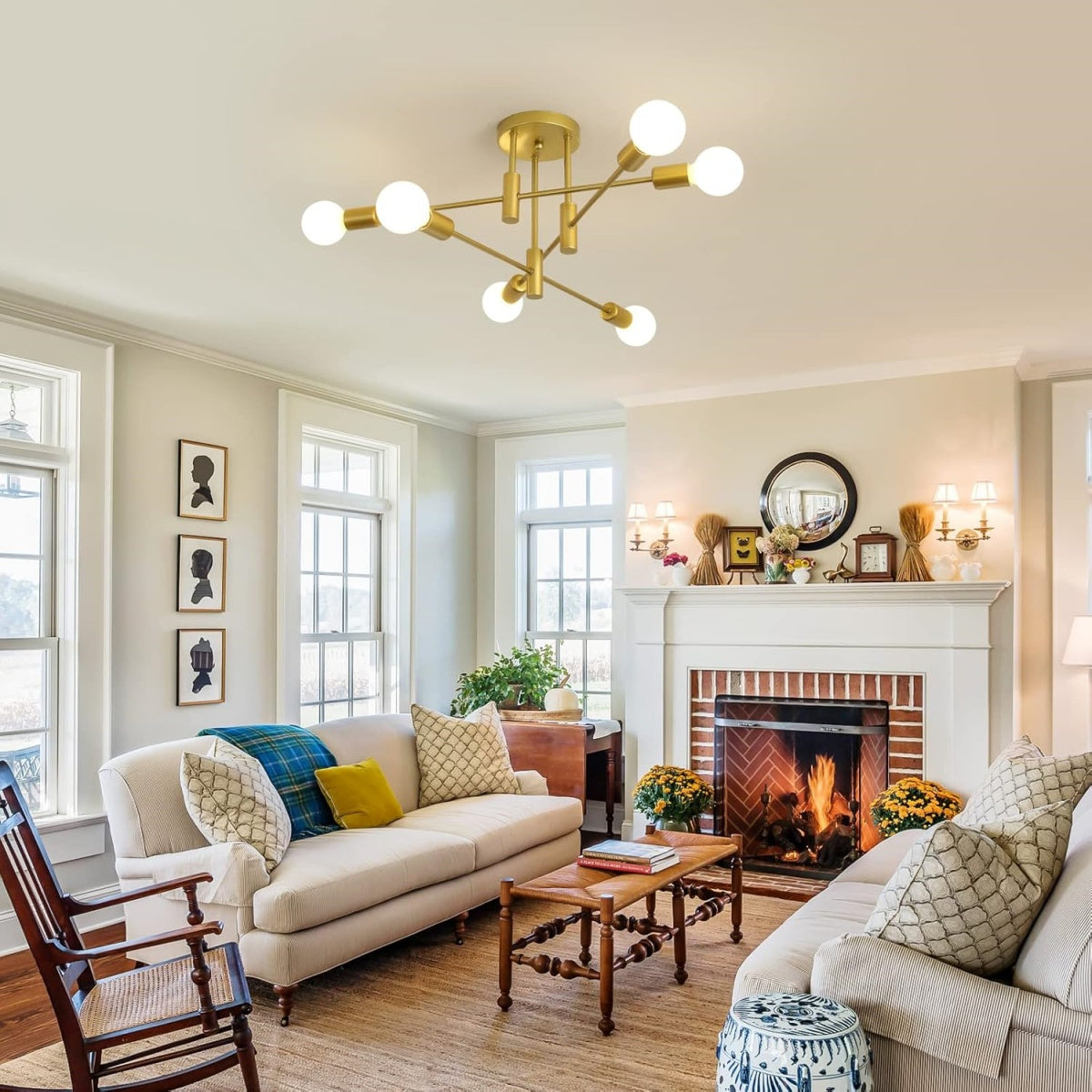 Lámparas de Techo Negras Nórdicas