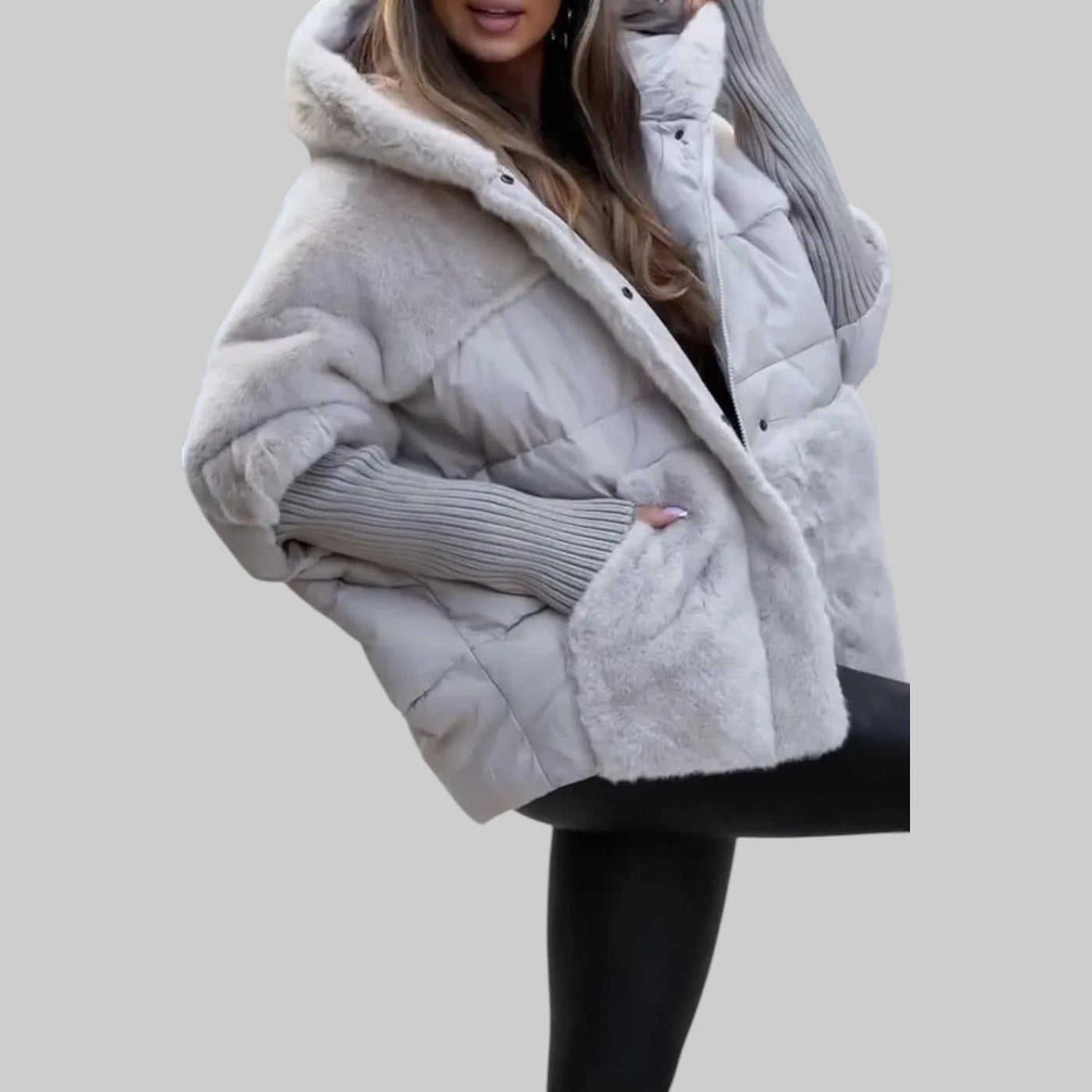 Chaqueta Bomber Riley para Invierno: Cálida, Moderna, con Capucha y Diseño Multicolor