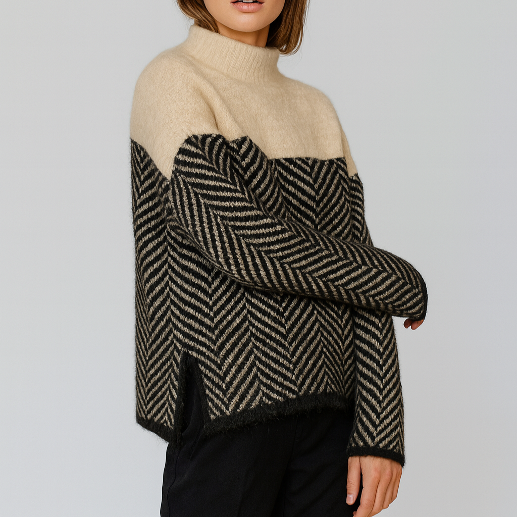 Paulina - Jersey de cuello alto