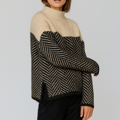 Paulina - Jersey de cuello alto