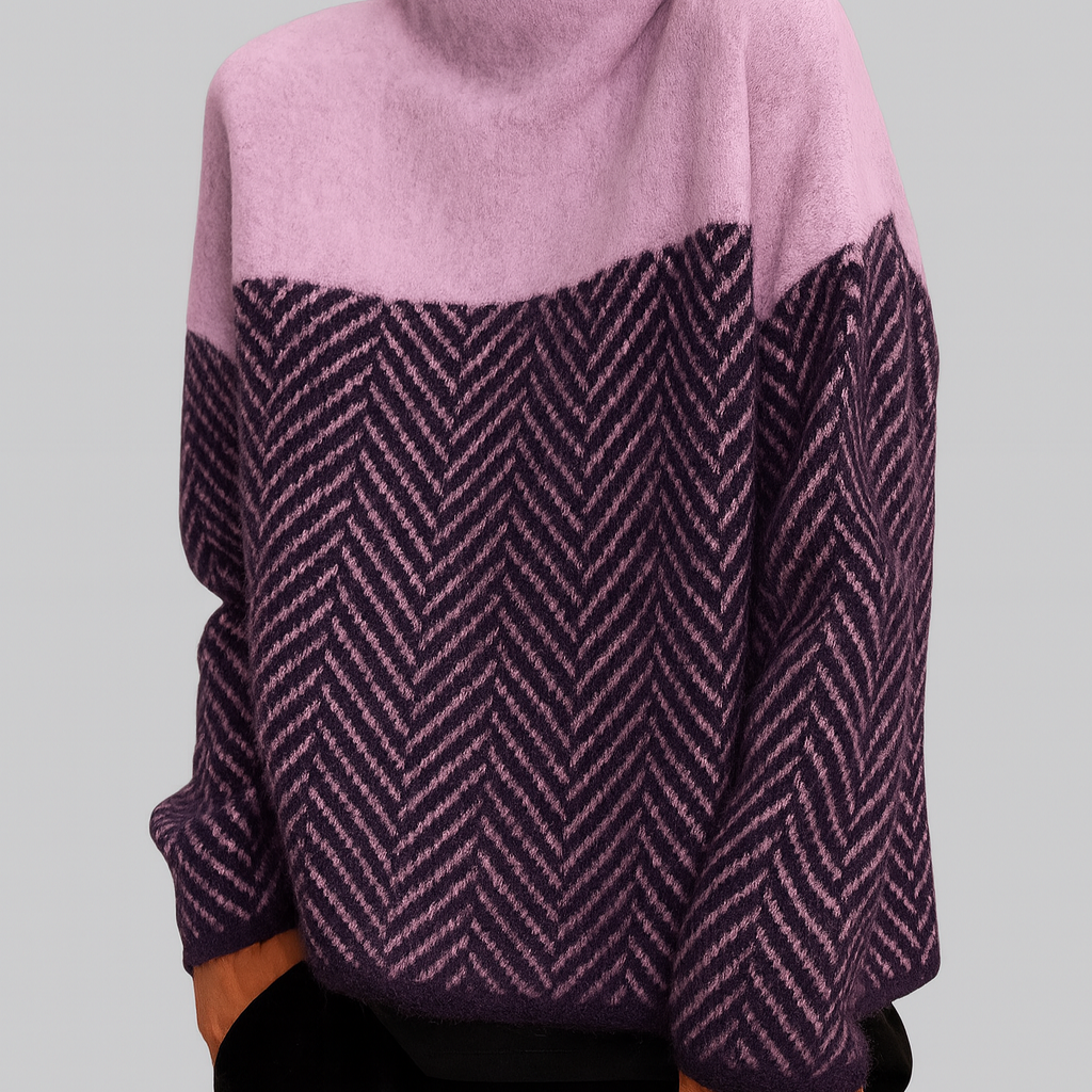 Paulina - Jersey de cuello alto