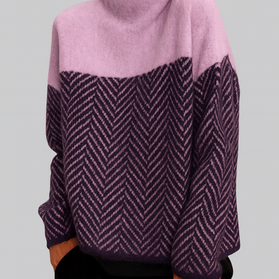Paulina - Jersey de cuello alto