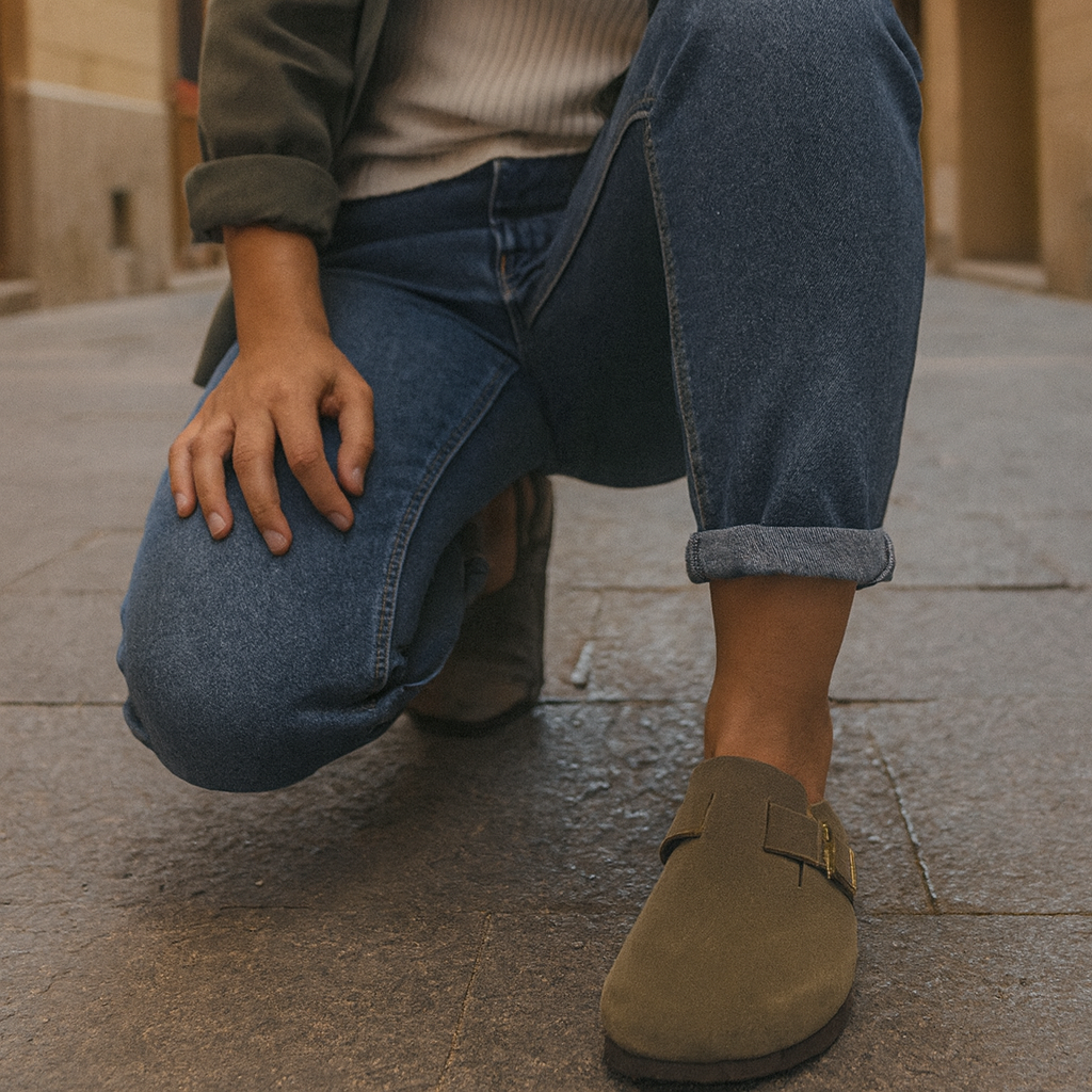 Le Détendu - Sandalias sin cordones para mujer