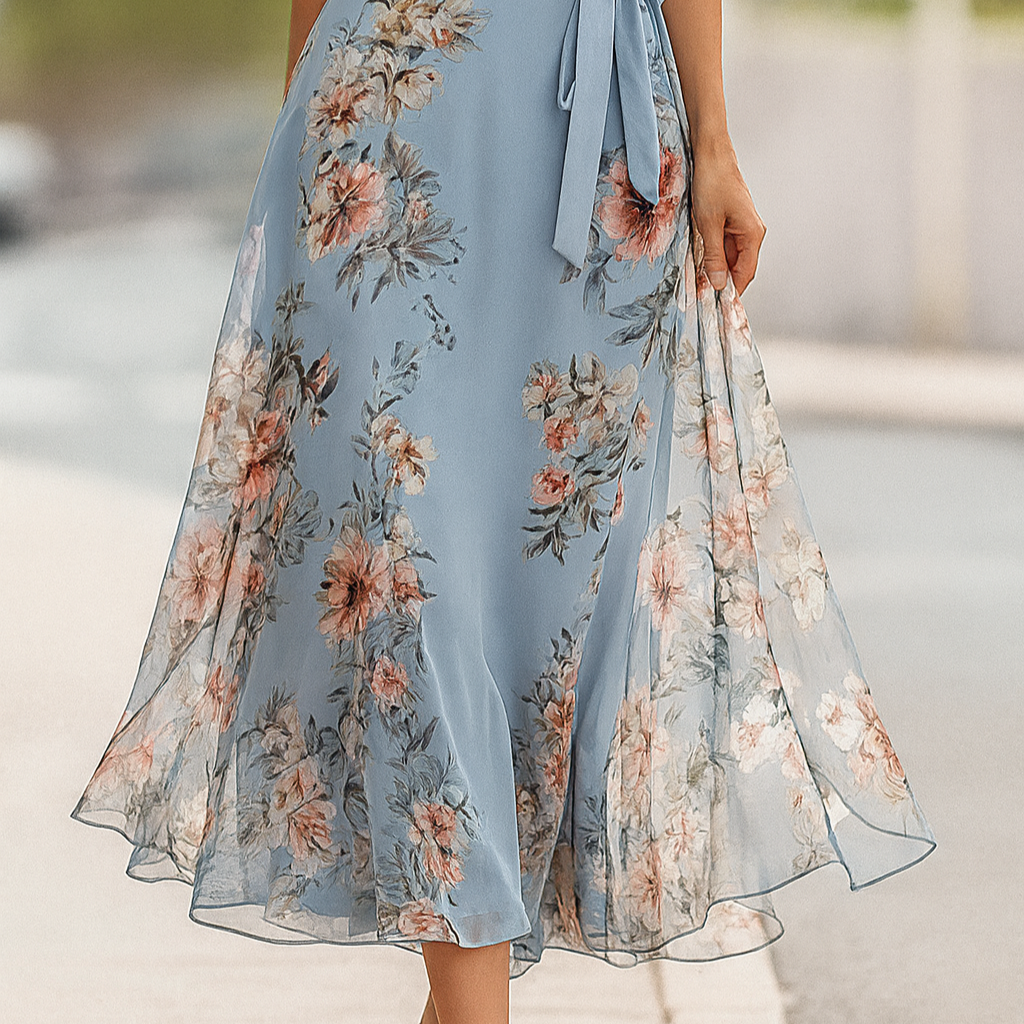 Aurora – Vestido Floral Elegante