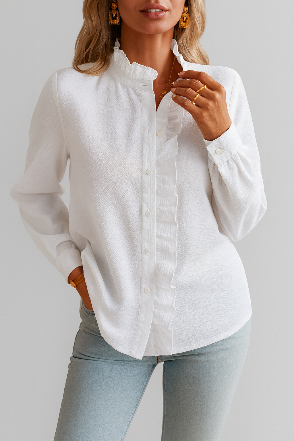 Lily Blusa de Mujer Elegante