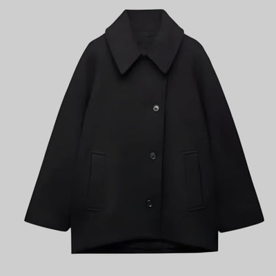 Abrigo de Lana Luna para Mujer: Cálido, Elegante y Estilo Oversize Único