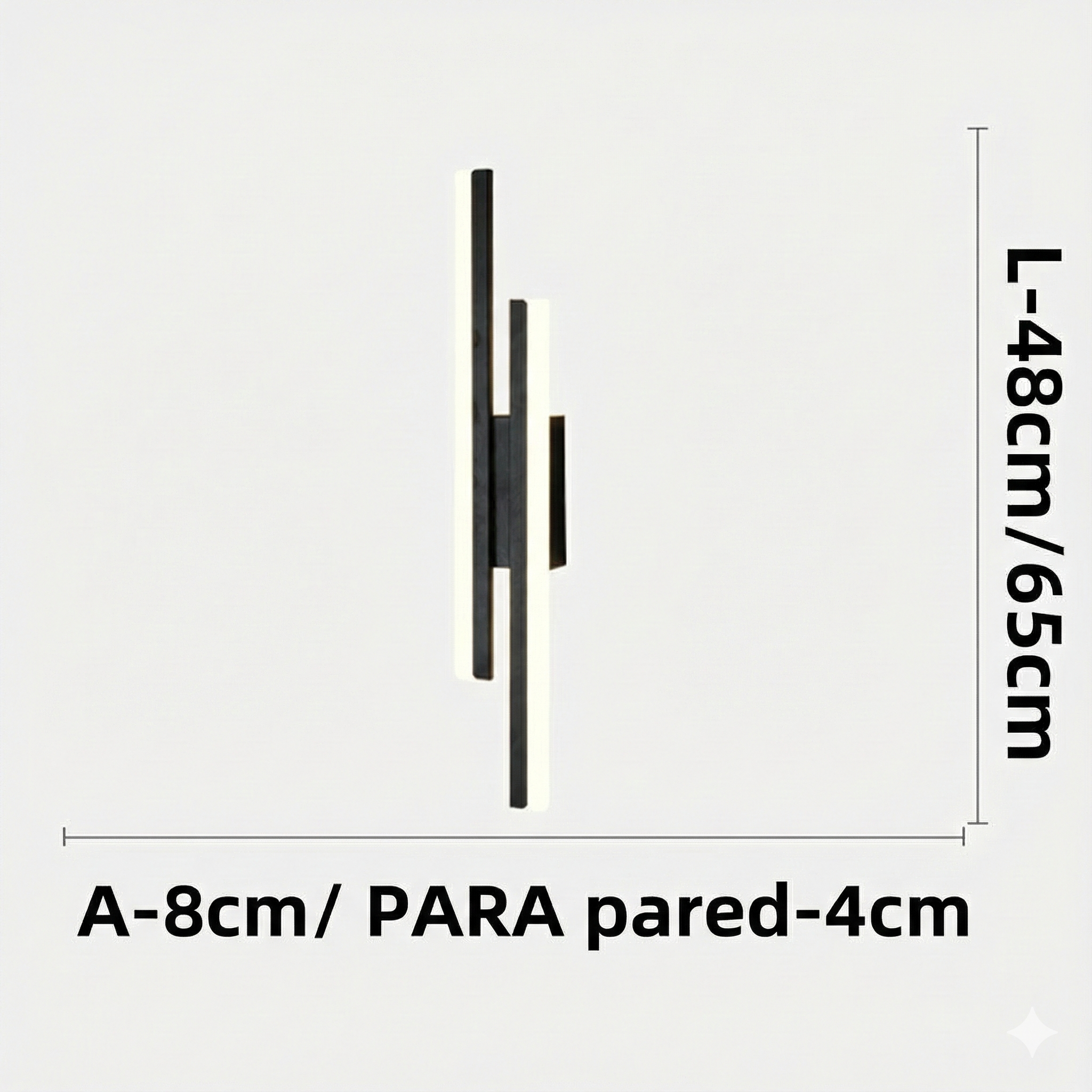Lámpara de Pared Acrílica LED
