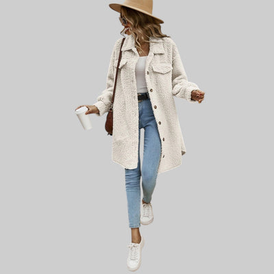 Abrigo Teddy Savannah para Mujer: Suave, Cálido y Elegante Invierno