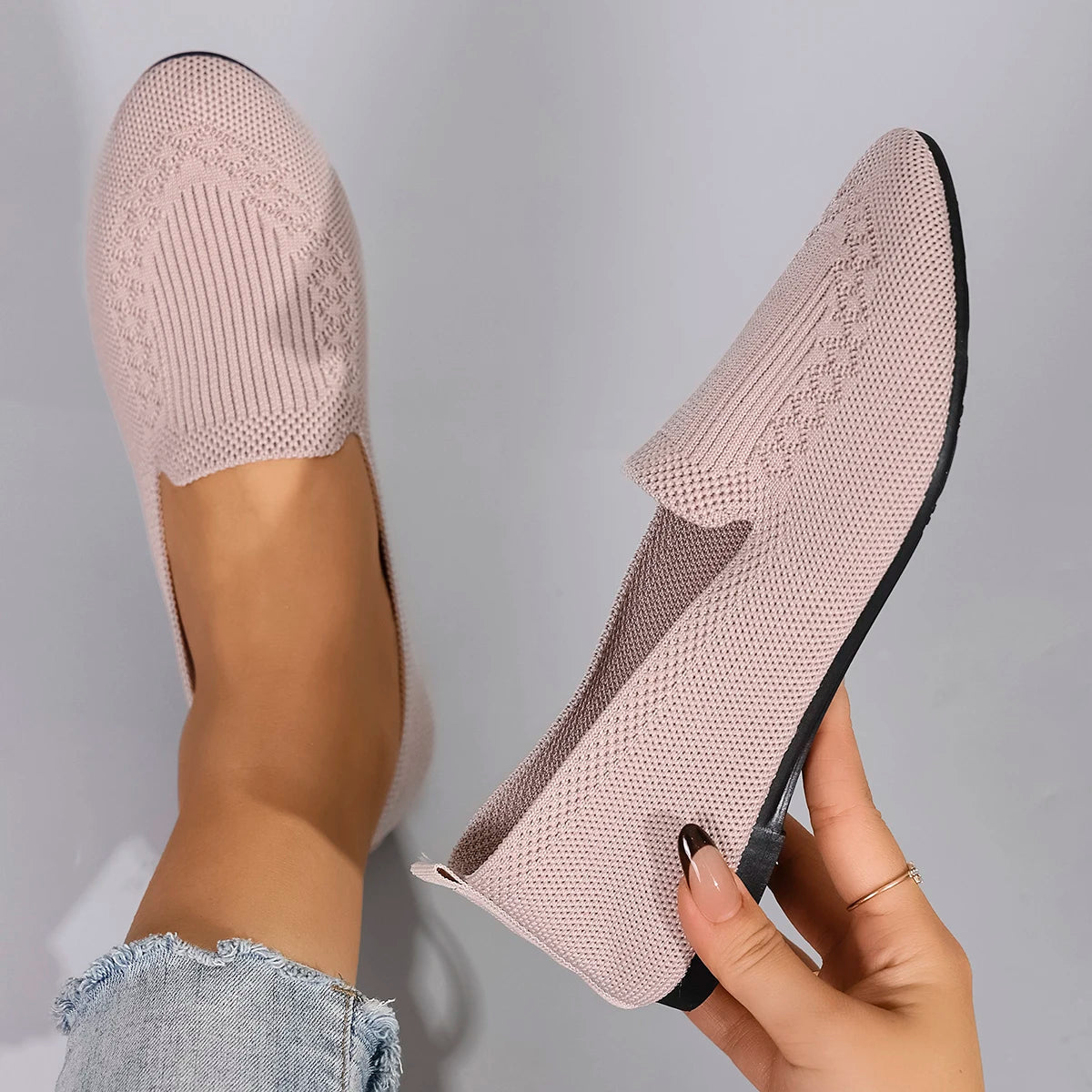 Helena – Mocasines de Punto Confort