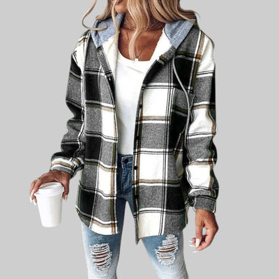 Chaqueta Isabella Abrigada y Elegante para Mujer, Estilo Otoñal Versátil y Confortable