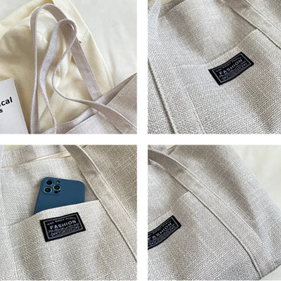 Isabela – Bolsa de tela con diseño moderno y funcional