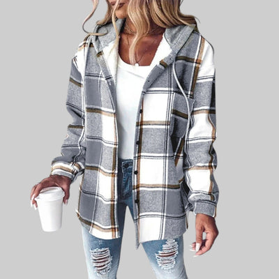 Chaqueta Isabella Abrigada y Elegante para Mujer, Estilo Otoñal Versátil y Confortable
