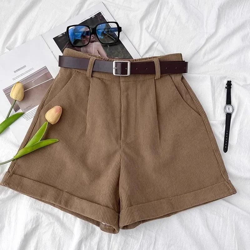 Renata – Shorts de Punto con Cinturón