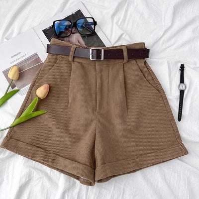 Renata – Shorts de Punto con Cinturón