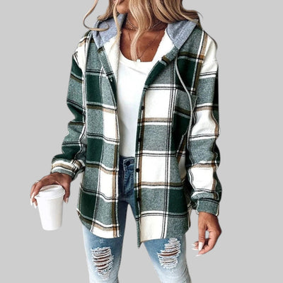 Chaqueta Isabella Abrigada y Elegante para Mujer, Estilo Otoñal Versátil y Confortable