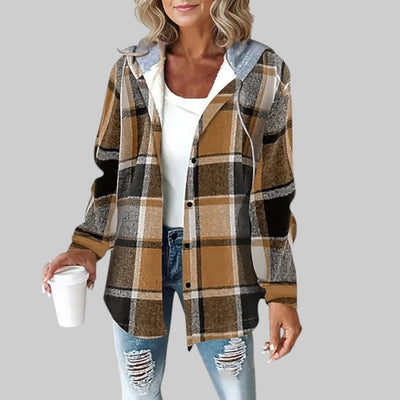 Chaqueta Isabella Abrigada y Elegante para Mujer, Estilo Otoñal Versátil y Confortable