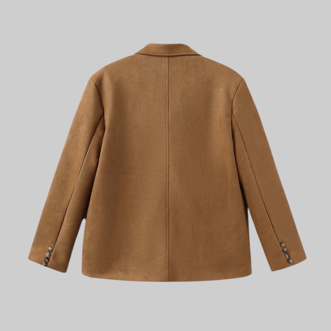 Chaqueta Lily Mujer: Estilo Elegante Ante Sintético Corto para Otoño Casual