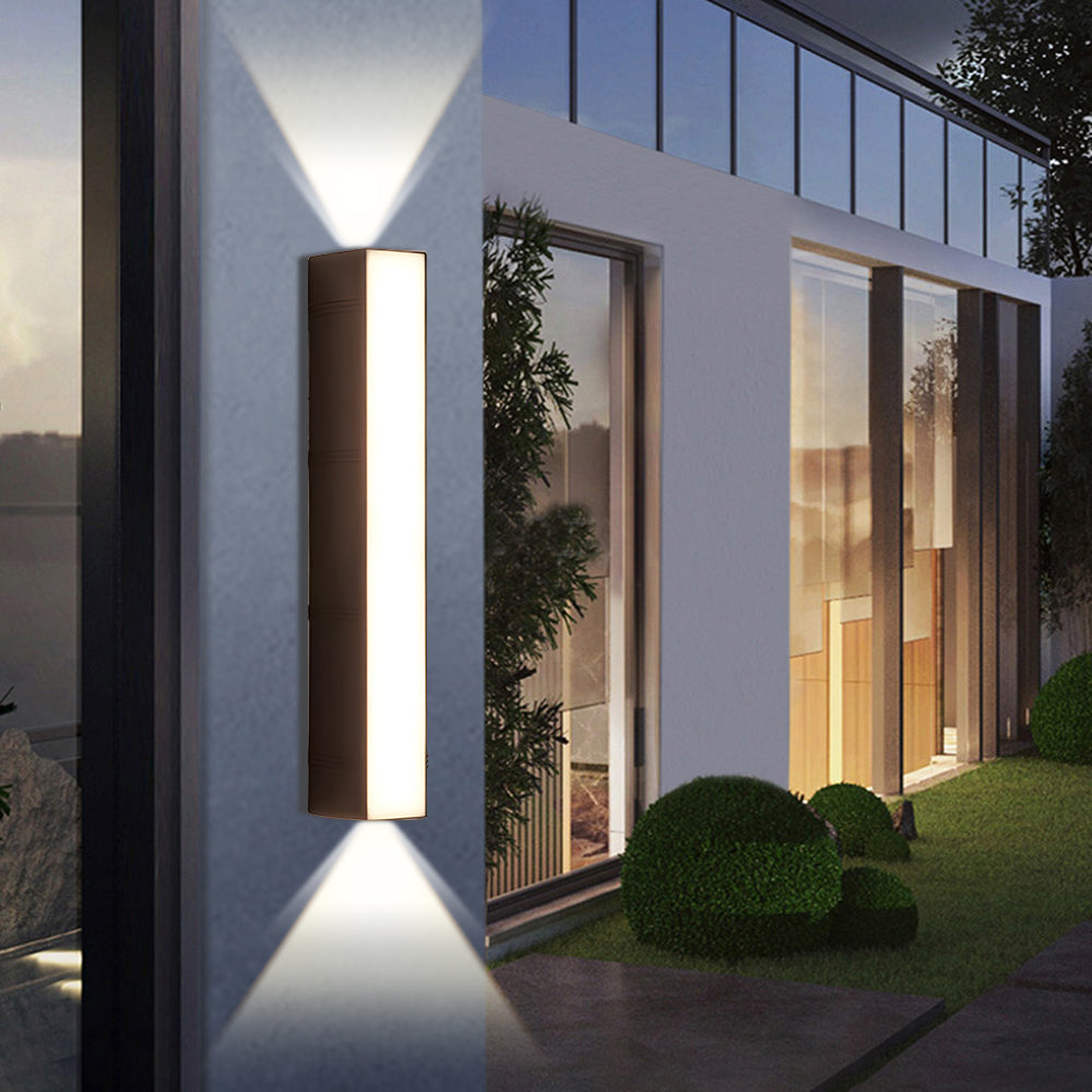 Luminaria LED Exterior Tubo Brillante