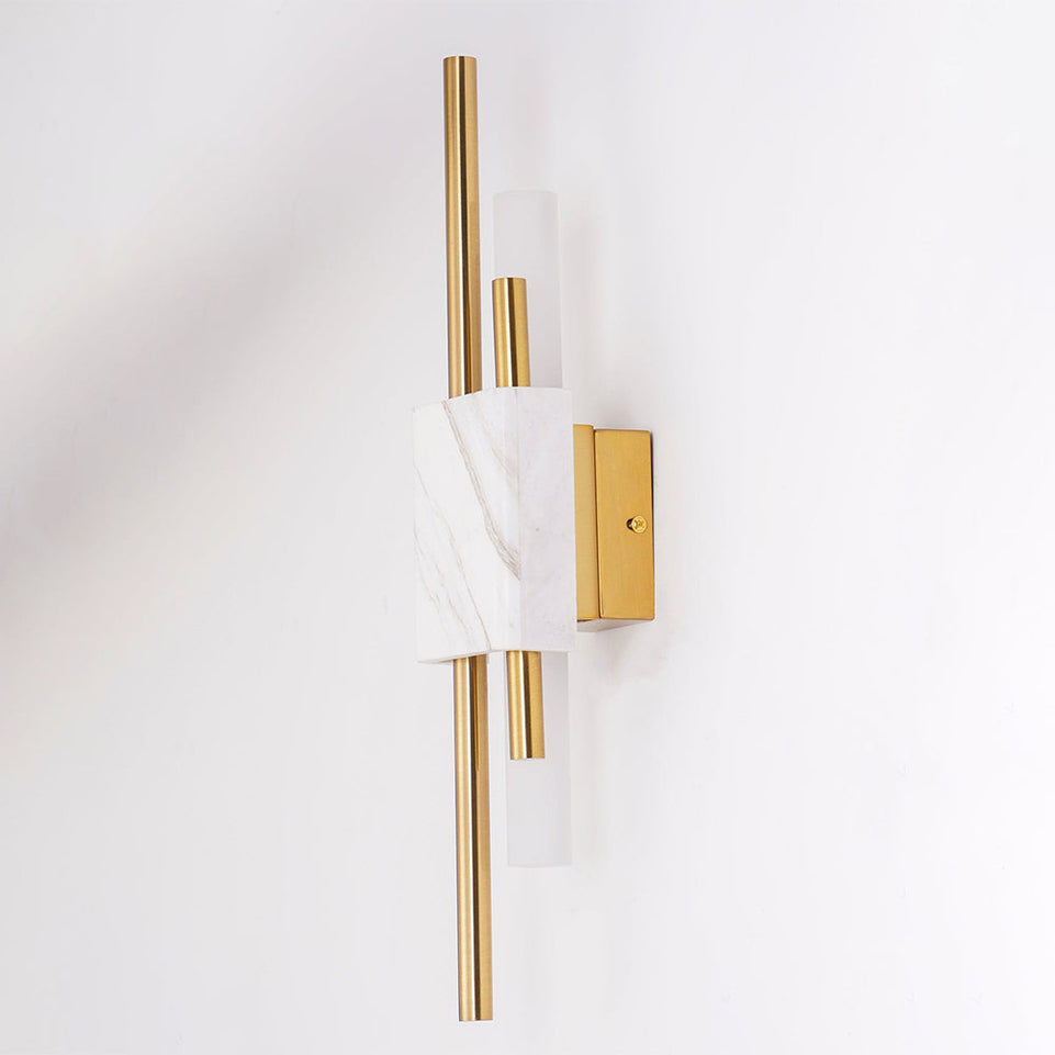 Aplique de pared LED en mármol contemporáneo