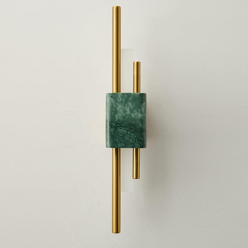 Aplique de pared LED en mármol contemporáneo