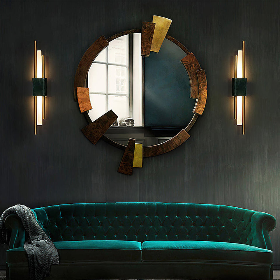 Aplique de pared LED en mármol contemporáneo