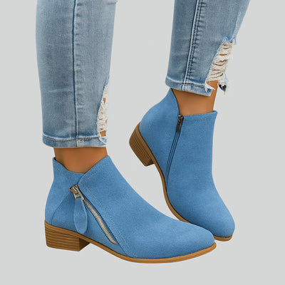 Fiora - Botas vintage de estilo clásico
