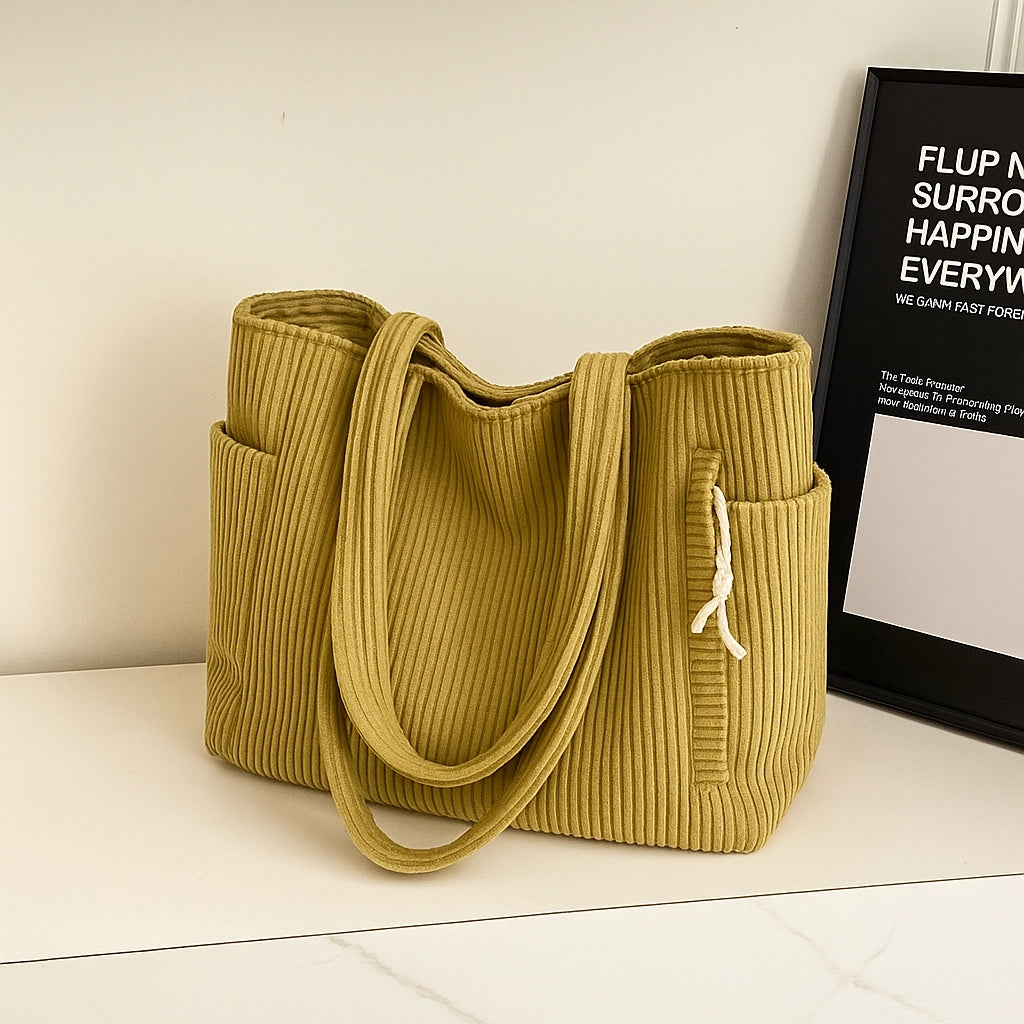 Clara – Bolso Shopper de Pana Elegante