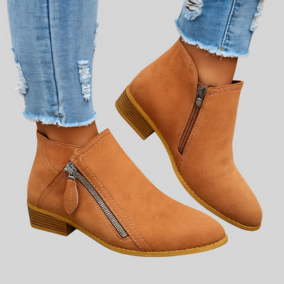 Fiora - Botas vintage de estilo clásico