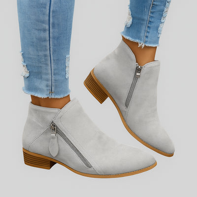 Fiora - Botas vintage de estilo clásico