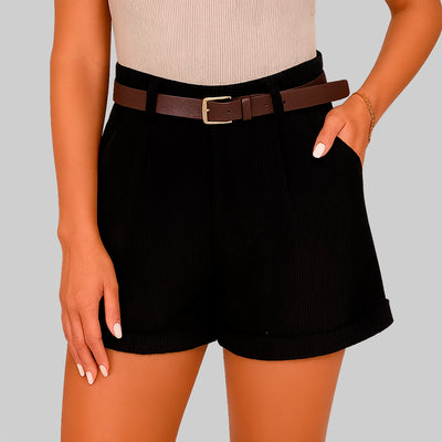 Renata – Shorts de Punto con Cinturón