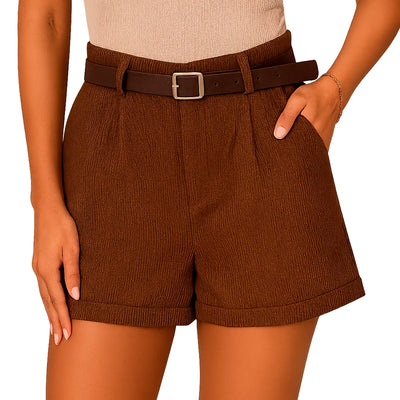 Renata – Shorts de Punto con Cinturón