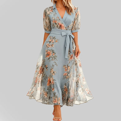 Aurora – Vestido Floral Elegante