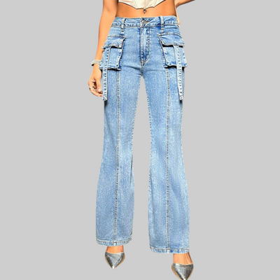 Rebecca – Jeans de Cintura Alta